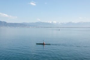 Camping am See: Der Bodensee ist so groß, dass man sich ein bisschen wie am Meer fühlen kann.